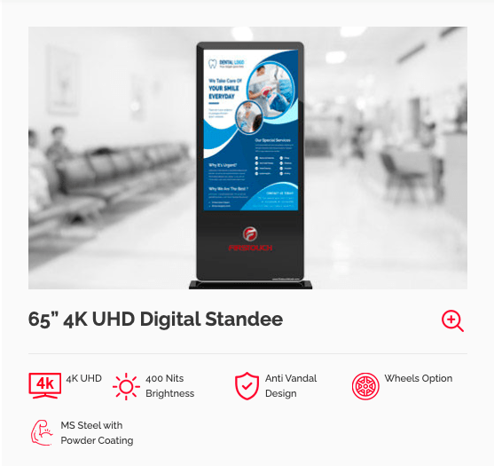 UHD Digital Standees