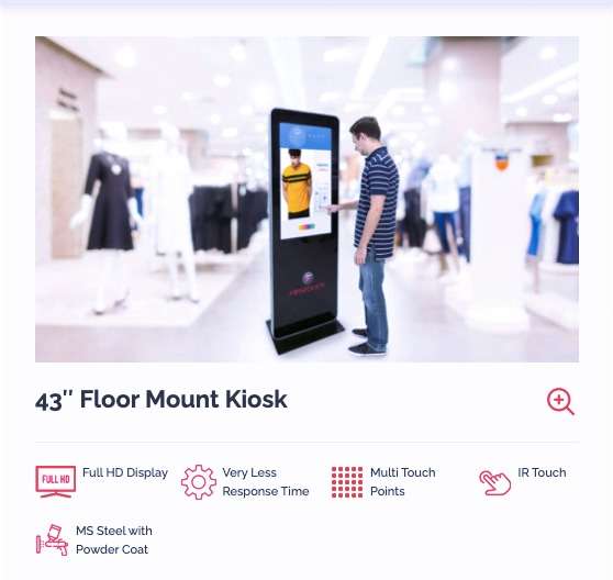 Floor Mount Kiosk
